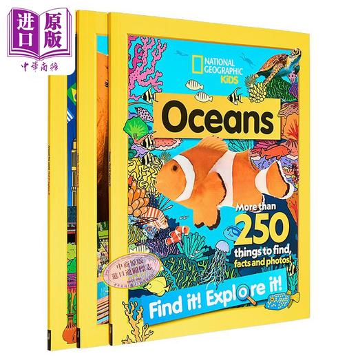 【中商原版】美国国家地理儿童版人文地理4册 National Geopraphic Kids Find It Explore It 历史History 海洋Ocean 动物昆虫 商品图0