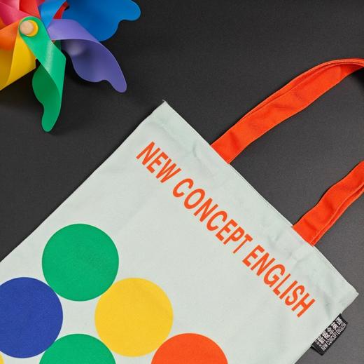 新概念英语波点系列帆布包 商品图3