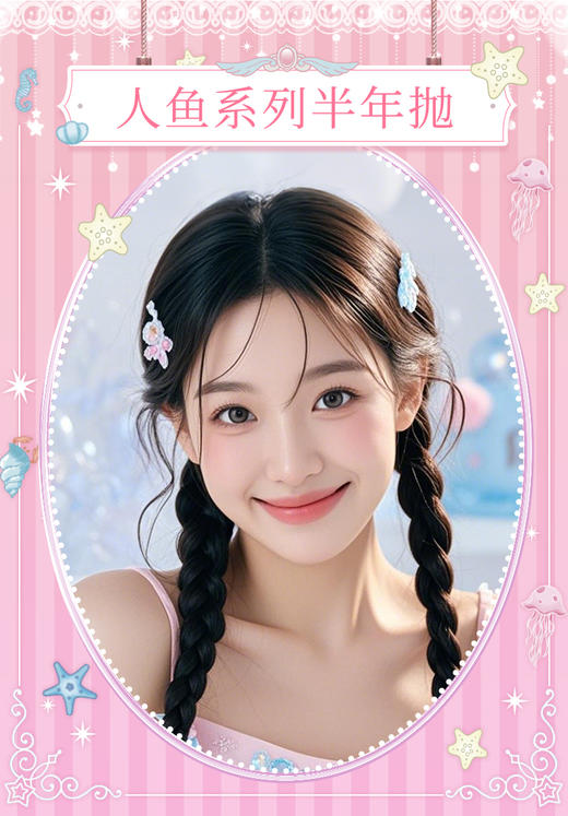 【新品上新！99任选3副】推荐贝母光晕！正品保证！弥生美瞳半年抛14.5大直径人鱼系列C 商品图1