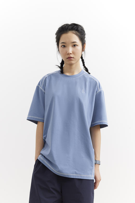 吃茶去chichaqu25速干明线索罗娜吸湿排汗棉感防晒轻量短袖T运动 商品图0