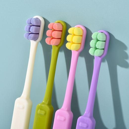 活力多巴胺 4只装软毛牙刷 万毛情侣高档柔软家用护龈 商品图4