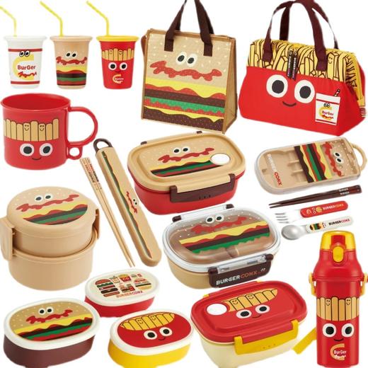 日本进口Skater抗菌饭盒卡通汉堡 商品图5