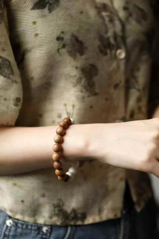 老山檀香-鹿角【鸣安】手串10mm*19颗 商品图5