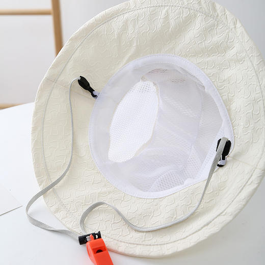 【网眼设计透气舒适，防晒遮阳】卡通宝宝帽子 春夏季网眼渔夫帽 幼儿遮阳防晒帽 男女童出游太阳帽萌-QQ 商品图3