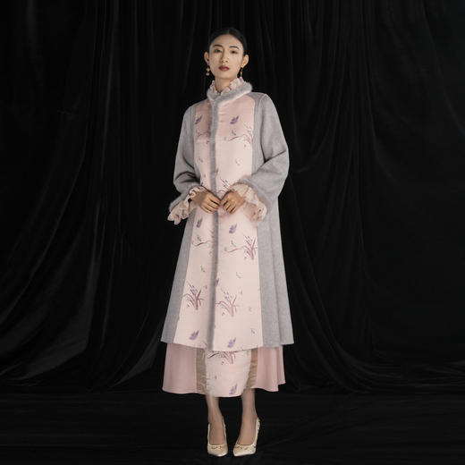 吉祥衣家新中式国风春季新款高端显瘦气质修身女装秋兰兮青青外套 商品图0