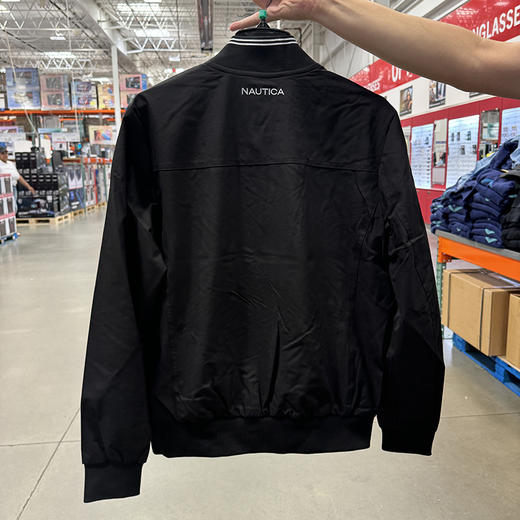 Nautica/诺帝卡 男士春秋款防水防风弹力网面内衬棒球领夹克外套 商品图3
