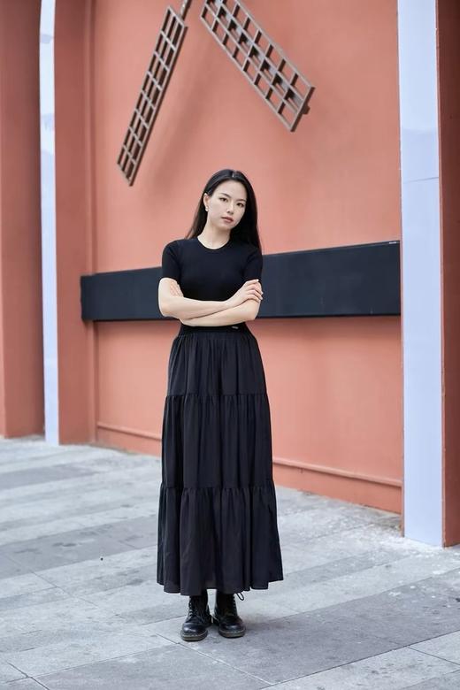 【高品质私服】【MC针织拼接中低腰塔裙连衣裙】合身自如 稳定有型 舒适延展/包容女性身躯G1204-CC【无标出货 介意慎拍】 商品图3