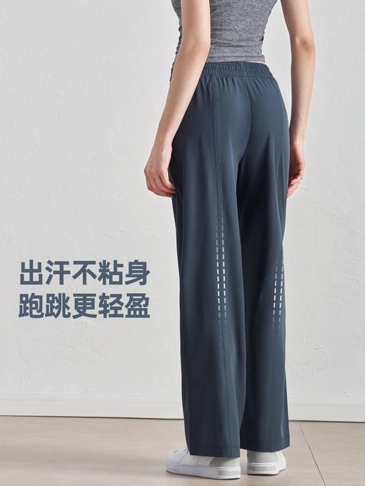 高腰宽松丨褶皱加宽阔腿裤AD52036 商品图0