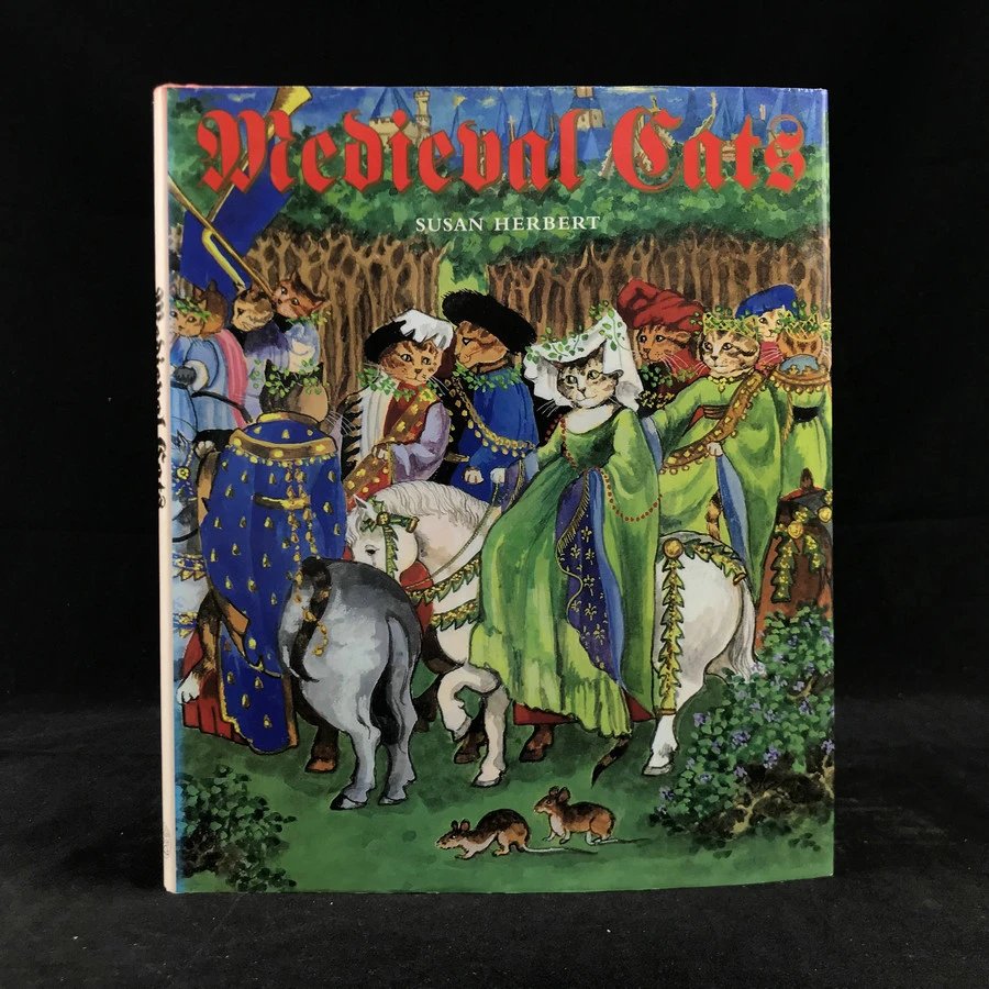 猫咪版中世纪艺术图集 31幅彩色插图 精装18开