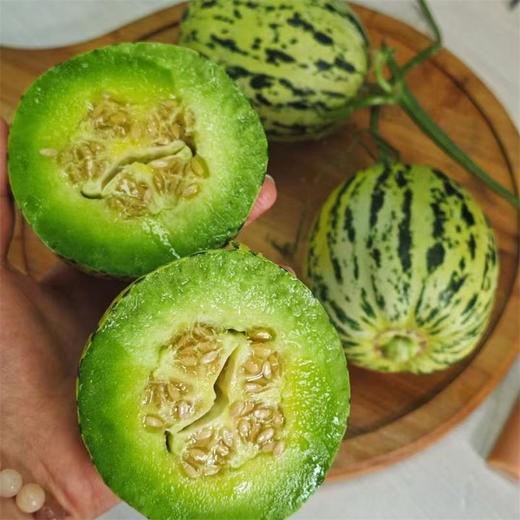 【绿宝甜瓜】山东绿宝甜瓜 绿宝花美人甜瓜 3斤/5斤装 商品图8