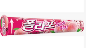 海太普拉普蜜桃味棒冰폴라포피치