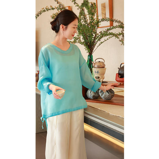 【抖音专属】新中式上衣（25708129无云-设计师） 商品图0