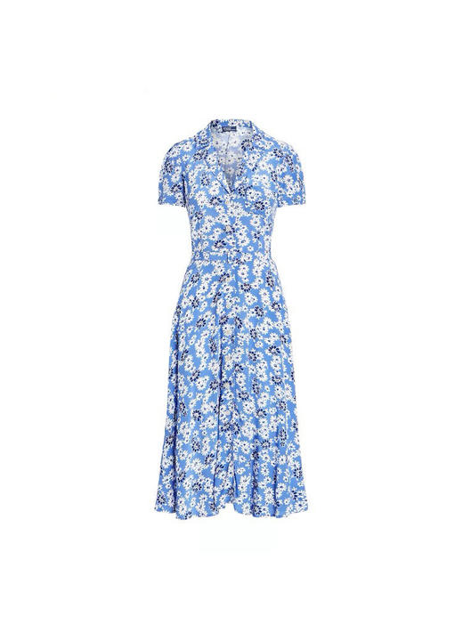 【高品质私服】【RL花卉皱纱连衣裙】温柔舒爽，布面光泽如丝，手感细腻丝滑G0726-CC【无标出货 介意慎拍】 商品图12