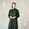吉祥衣家新中式国风春新款高端气质显瘦修身女装花常逐月红连衣裙 商品缩略图1