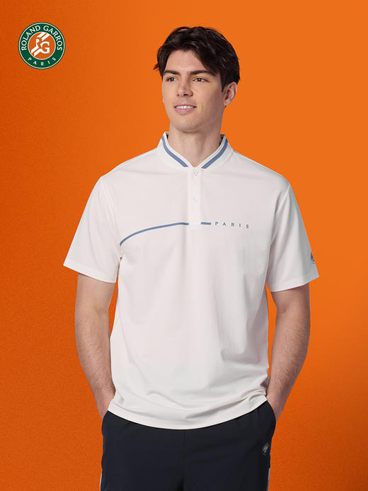 罗兰加洛斯法网速干polo衫短袖男网球服运动夏季新款运动T恤 商品图2
