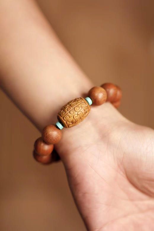 善洲°原创老山檀香手串15mm*13颗 商品图1