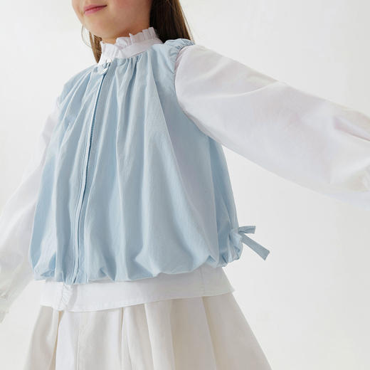 马克珍妮女童元气花苞小马甲 儿童背心夹克2025年春装新款250137 商品图4