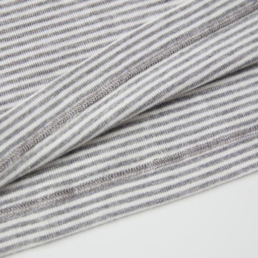 ROMI STUDIO“舒适自在”绵羊毛混纺条纹U领修身吊带背心RWCRS41868 商品图3