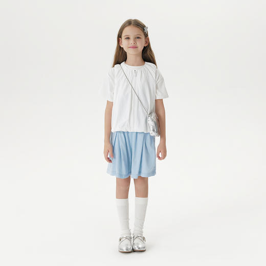 马克珍妮女童元气花苞小马甲 儿童背心夹克2025年春装新款250137 商品图1