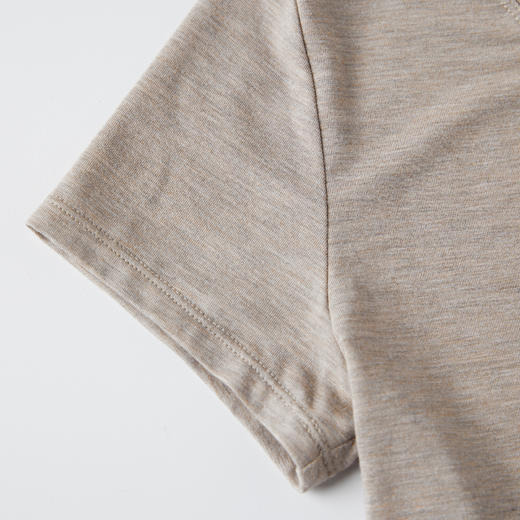 ROMI STUDIO“惬意自然”柔顺垂感轻盈弹力圆领短袖T恤 RWCLS41958 商品图3