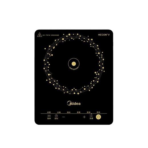 Midea/美的  家用可预约定时电磁灶防水面板大功率炒菜一体E22B12 商品图0
