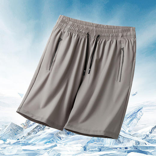 【冰丝弹力】【DSF】大依优型大码男装短裤五分裤中裤弹力加肥加大大号短裤运动男士胖子 商品图2