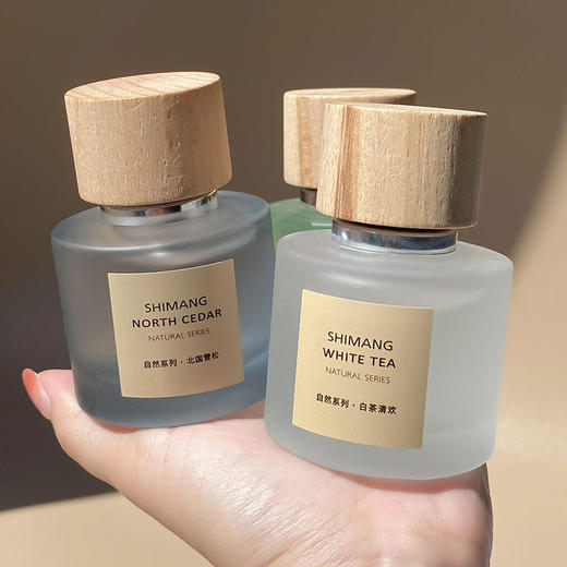 【简约又好看！榉木质感瓶盖】诗芒白茶清欢香水女士持久淡香留香自然木质男50ml。ry 商品图2
