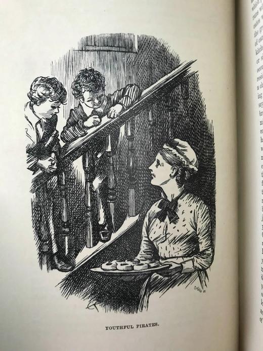 1911年 萨克雷《委婉集》 数十幅插图 真皮精装16开 商品图10