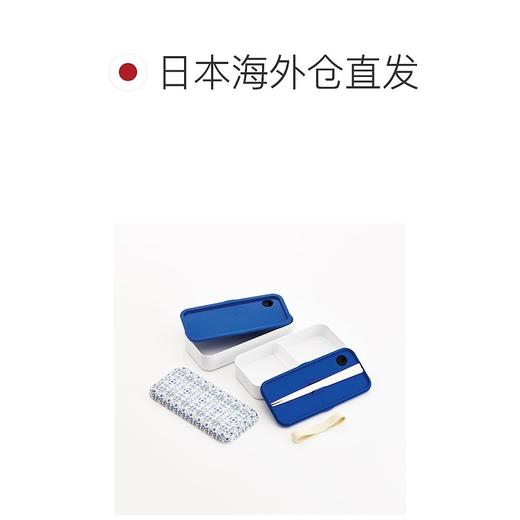 日本进口Skater树脂饭盒梦幻深蓝花纹 商品图2