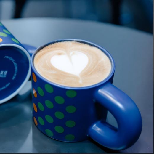 新概念英语波点系列蓝胖胖杯 商品图0