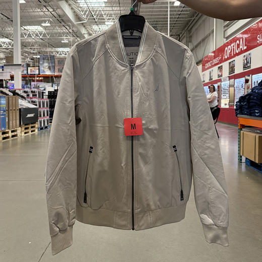 Nautica/诺帝卡 男士春秋款防水防风弹力网面内衬棒球领夹克外套 商品图1