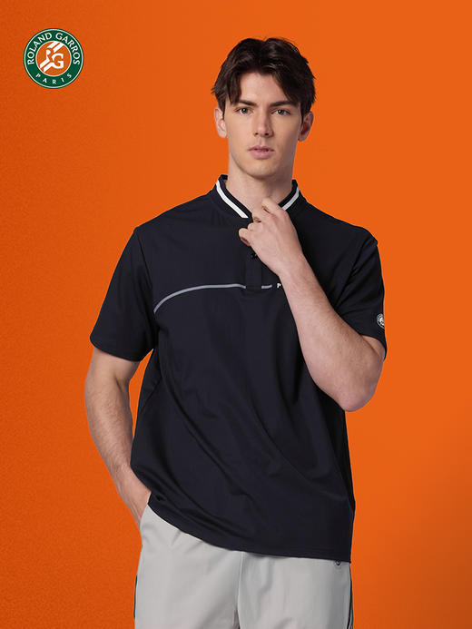 罗兰加洛斯法网速干polo衫短袖男网球服运动夏季新款运动T恤 商品图3