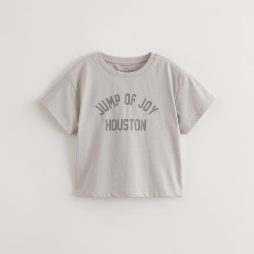 【凉感衣】马克珍妮男童复古字母短袖T恤 儿童上衣夏装新款550669 商品图1