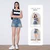OLrain欧芮儿小个子牛仔裤女夏季2025年新款休闲高腰显瘦A字短裤 商品缩略图1