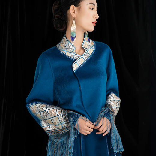 吉祥衣家新中式国风春夏新款高端气质显瘦修身女装明月宝璐外套 商品图3