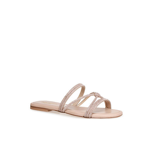 豪麟名鞋BALDININI女鞋凉拖织物D5E166P1粉色 商品图0