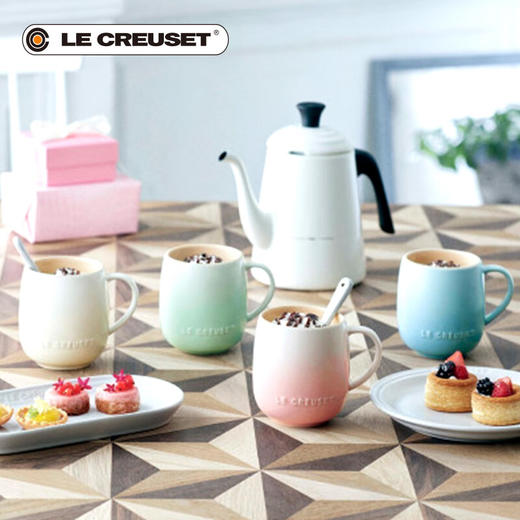法国进口（Le Creuset）酷彩陶瓷马克杯Coupe贝壳粉 商品图4