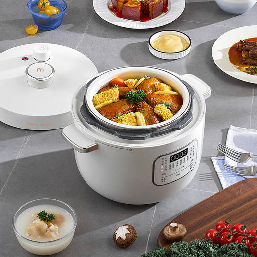 Morphy Richards摩飞电压力锅  MR8701   白色/蓝色  2.5L 商品图7