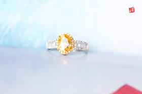 【馨宁】黄水晶戒指