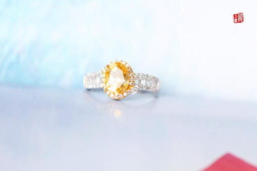 【馨宁】黄水晶戒指 商品图0