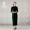 吉祥衣家新中式国风复高端气质显瘦修身女装春来江水绿如蓝连衣裙 商品缩略图0