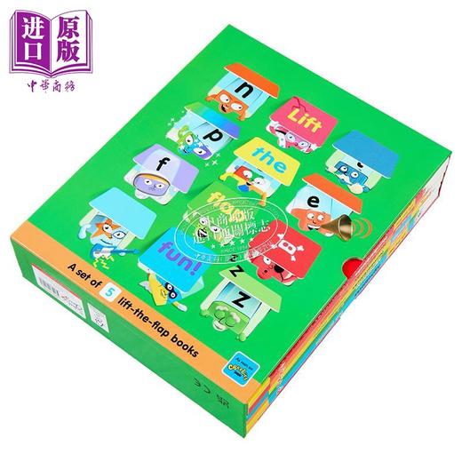 【中商原版】Numberblocks and Alphablocks 5 Book Lift-the-Flap Set 字母积木数字积木翻翻故事套装 5册 商品图1