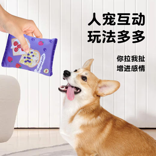 【限时8折】俘获毛绒仿真响纸薯片 猫咪狗狗解闷磨牙玩具 商品图4