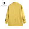 米加蜜时髦水洗亚麻衬衫外套 商品缩略图1