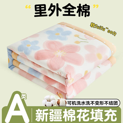 【新疆全棉空调被】夏天夏凉被纯棉被子被薄款棉被芯可机洗夏被 商品图3