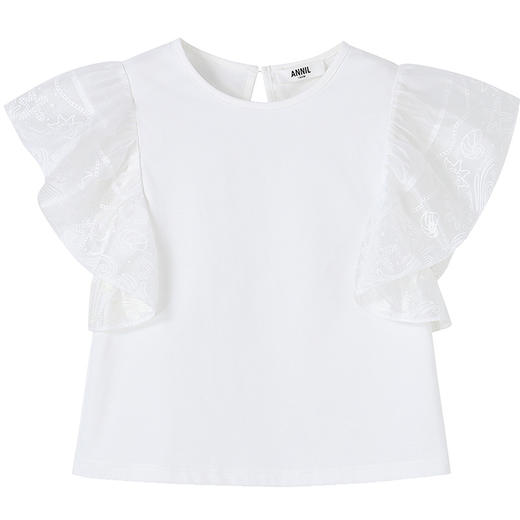 【实体店同款】女童SORONA凉感短袖上衣夏季新款安奈儿童装AG521664 商品图6