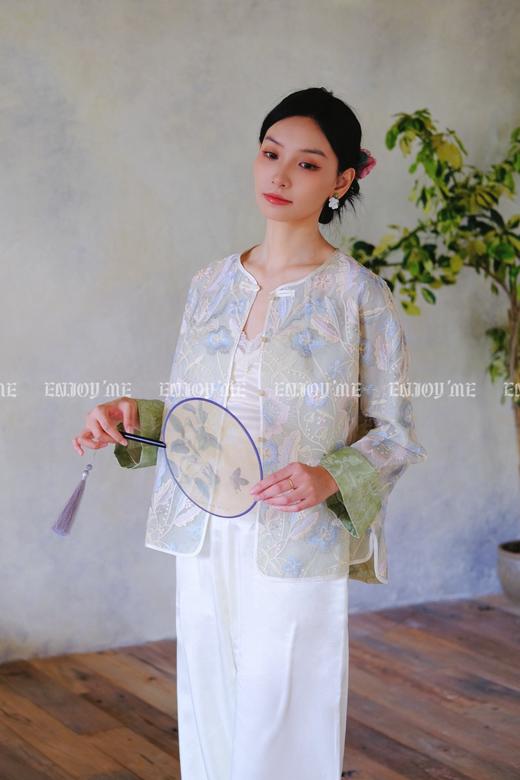 【门店同款】ENJOY夏季云敛-春光推盏醉花晓梦中式外套 162252761 商品图6