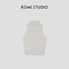 ROMI STUDIO“低调简雅”100绵羊毛软糯轻薄高领无袖背心RWCSST1999 商品缩略图1