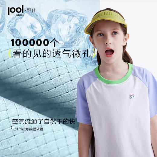 【凉风T】【咕噜日记】童装儿童凉感T恤夏季男童短袖女童户外透气上衣PXT2527 商品图3