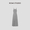 ROMI STUDIO“优雅格雷”100%绵羊毛U领收腰吊带连衣裙 RW25SL40104 商品缩略图1
